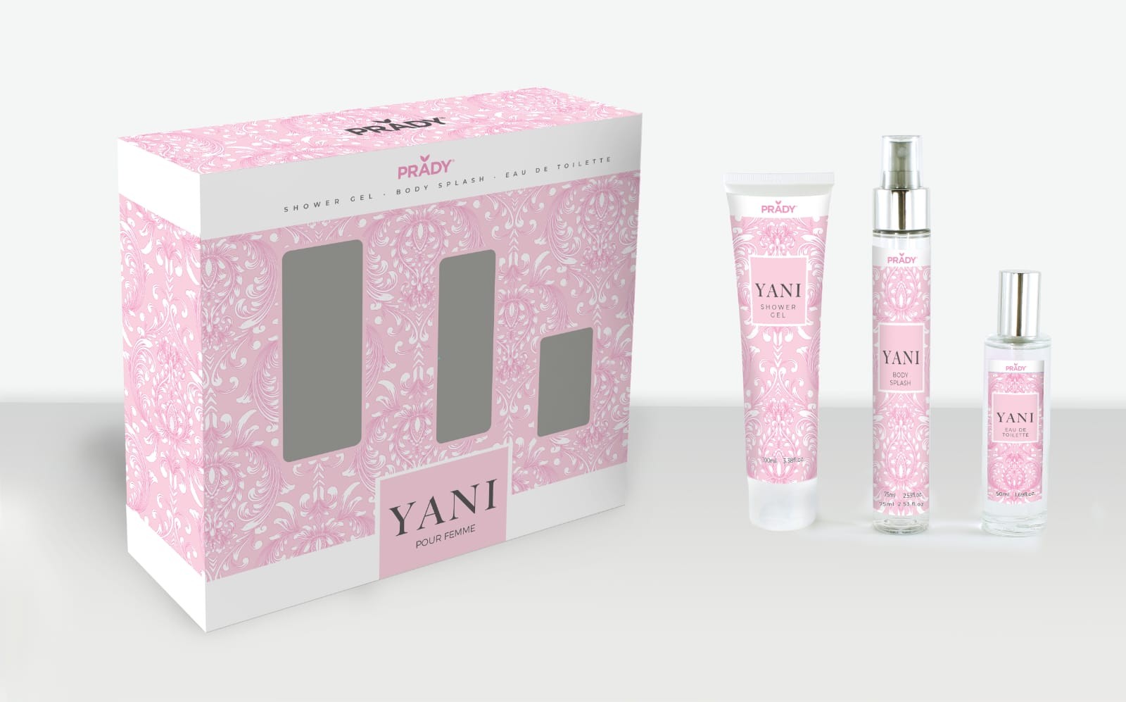 SET DE PERFUME "YANI" 3 UDS - PRADY