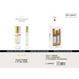 LE'ADORO SET EAU DE PARFUM DE 37 ML + 20 ML POUR FEMME REYES QUEENS -  idc institute en gros