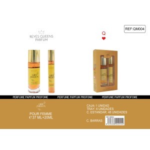 GIRL MILLION SET EAU DE PARFUM DE 37 ML + 20 ML POUR FEMME REYES QUEENS -  idc institute en gros