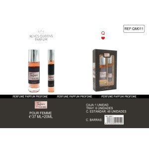 TESORO DE LA NOCHE SET EAU DE PARFUM DE 37 ML + 20 ML POUR FEMME REYES QUEENS -  idc institute en gros