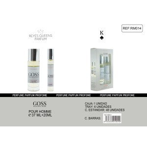GOSS SET EAU DE PARFUM DE 37 ML + 20 ML REYES QUEENS -  idc institute en gros