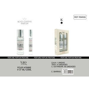 GIO VANNI SET EAU DE PARFUM DE 37 ML + 20 ML REYES QUEENS -  idc institute en gros