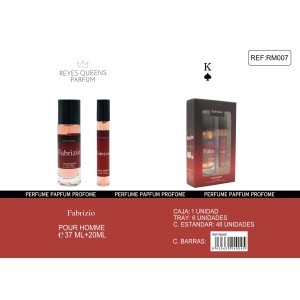 FABRIZIO SET EAU DE PARFUM DE 37 ML + 20 ML REYES QUEENS -  idc institute en gros