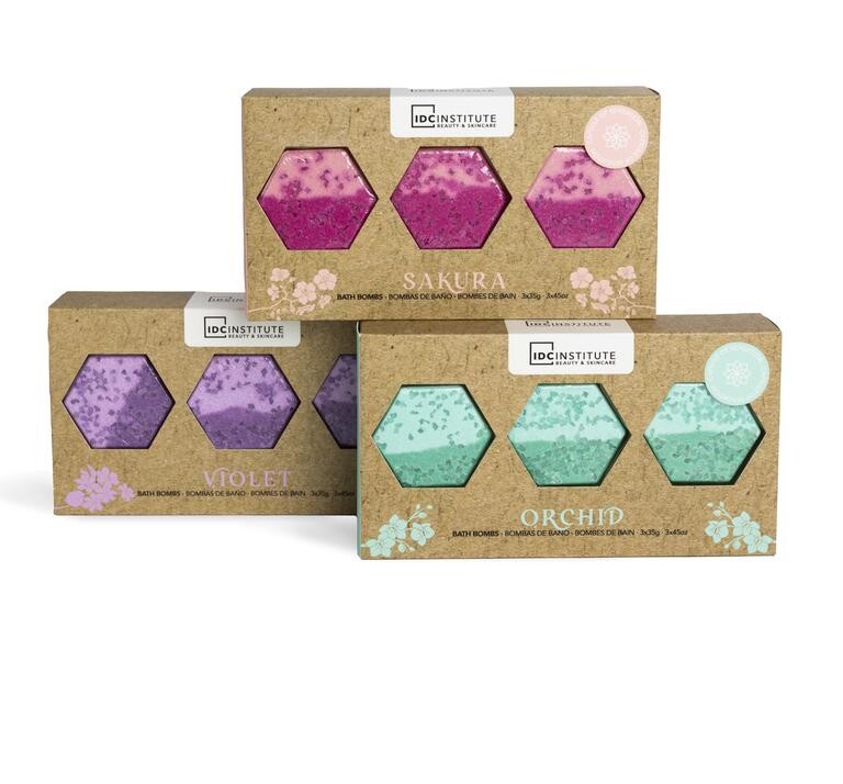Trío de cócteles "Tablet" Bombas florales 100 g - IDC Institute