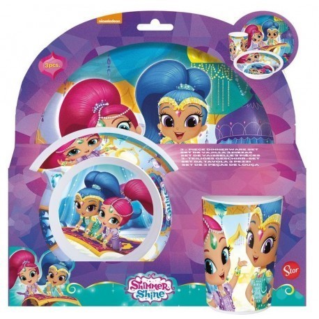 Shimmer Shine set melamina 3 pcs