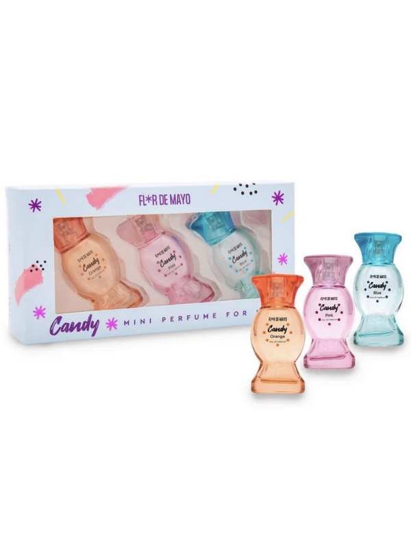 CAJA DE 3 PERFUMES CANDY - FLOR DE MAYO