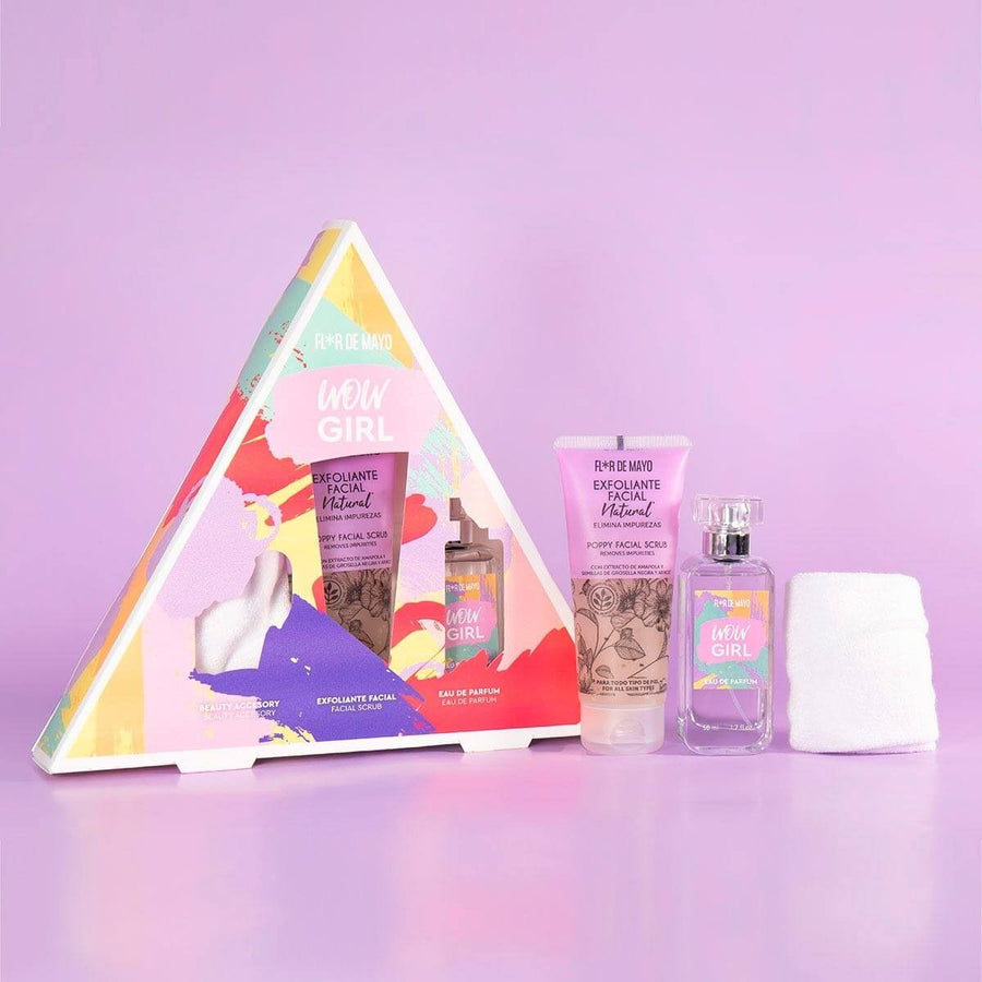 SET DE REGALO DE 3 PIEZAS WOW GIRL - FLOR DE MAYO