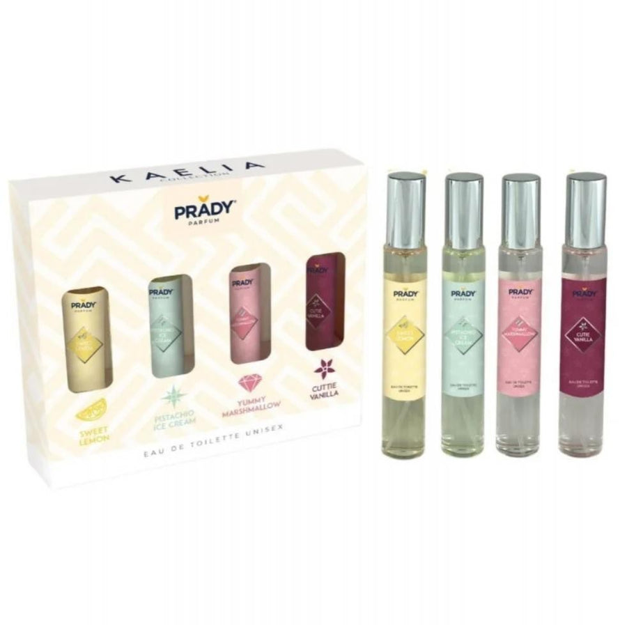 LOTE DE 4 MINI PERFUMES "KAELIA" PRADY - PERFUME GENÉRICO