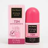 Desodorante Roll-On Pink Bomb 72H 50ml - Pack 12 unidades Kiss Beauty