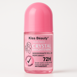Pack 12 Desodorantes Roll-On Crystal Brightening 72H 50ml Kiss Beauty