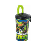 Vaso con pajita Turtles