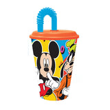 Vaso con pajita de Mickey