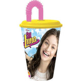 Vaso con pajita Soy Luna