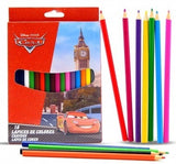 Set 18 lápices de colores Cars