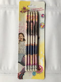 Set de 5 lápices goma Soy Luna