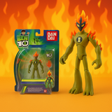 Ben 10 Alien Force Deluxe Collection Fuego Pantanoso 11cm Bandai