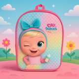 Mochila Bebé Llorando 3D 31 cm - BEBES LLORONES