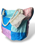 Bolso de playa grande multicolor modelo 2