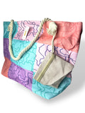 Bolso de playa grande multicolor modelo 3