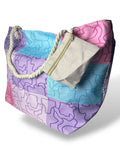 Bolso de playa grande multicolor modelo 5