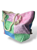 Bolso de playa grande multicolor modelo 6