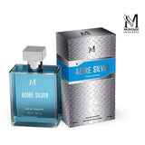 PERFUME PARA HOMBRE AZURE SILVER 100ML EAU DE TOILETTE MIRAGE BRANDS