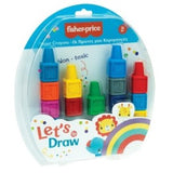 Caja de tiza de 13 colores - Fisher Price de Toys Furlong