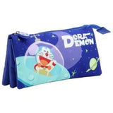 Estuche triple multifunción Doraemon Space