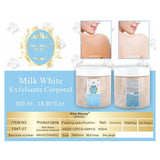 EXFOLIANTE CORPORAL MILK WHITE 500ML - KISS BEAUTY
