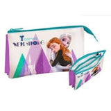 Estuche triple FROZEN: práctico y elegante