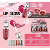 PACK DE 24 BRILLOS DE LABIOS COLOR UNIFORME 5.9GR - USHAS