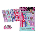 Juego de 5 hojas de pegatinas lol sorpresa