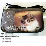 MIAU Bolso Bandolera 32 x 20 x 8 cm - Marca VARIOS