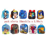 Mochila 3D Pack ofrece 10 modelos de Toys Furlong S L