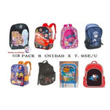 Mochila 41 cm Oferta 8Modelo por paquete Gratis