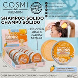 Paquete de 12 unidades de Champú de Mango Sólido 55g Cosmi