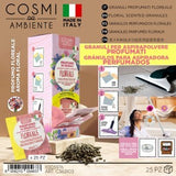 Paquete de 25 gránulos multiusos con aroma floral de 35 g - COSMI