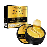 PARCHES CONTORNO DE OJOS 24K CON COLAGENO E HIALURONICO 60PZ EELHOE