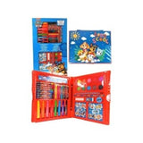 Juego de papelería para colorear de Paw Patrol - Caja 52 piezas