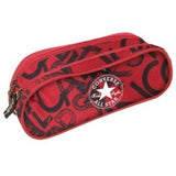 CONVERSE estuche doble cremallera rojo 22 x 8 5 cm