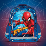 Mochila grande Spider-Man 43 cm con 3 cremalleras