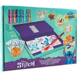 Conjunto de dibujo de puntadas con aerógrafos y plantillas - Lilo Stitch
