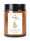 VELA TE CHAI ZEN ACTIVACION 125GR AMBAR