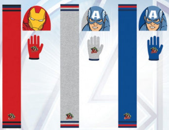 Avengers -gorro bufanda guantes