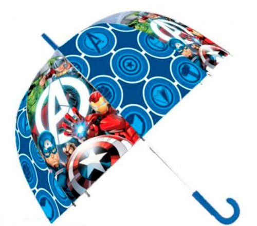 Avengers -paraguas transparente automatico  48cm