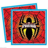 Spiderman - 20 servilletas papel  33cm