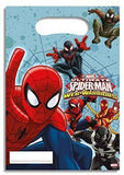 Spiderman - 6 bolsas fiesta  16x23cm