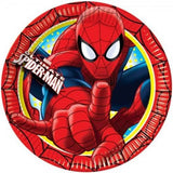 Spiderman - 8 platos papel  19,50cm
