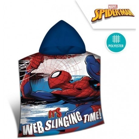 Spiderman - poncho polyester  50x100cm