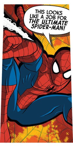 Spiderman - toalla algodon  70x140